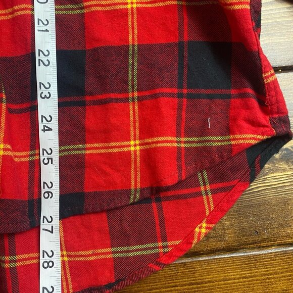 Urban Outfitters flannel shirt men's plaid button up long sleeve size Medium - Picture 7 of 8